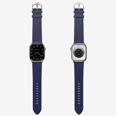 Blue Leather Apple Watch Unisex