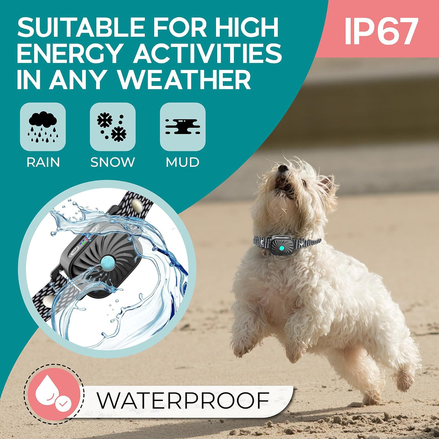 Adjustable Anti-Bark Dog's Collar