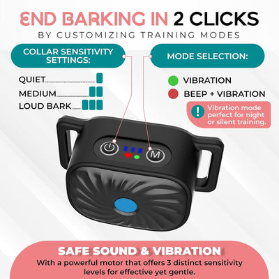 Adjustable Anti-Bark Dog's Collar