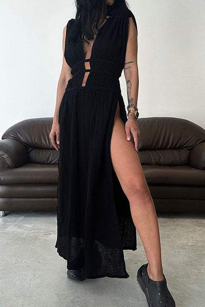 Bohemian Beach Maxi Dress Women