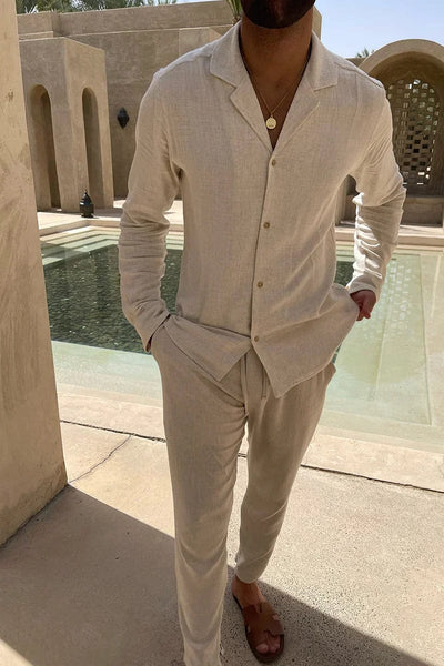 Luxury Elegant Linen Summer Set