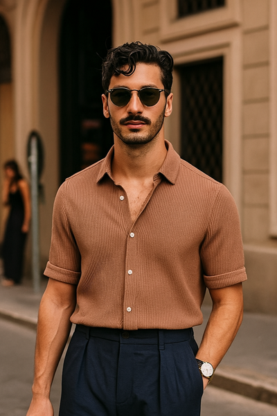 Elegany Timeless Ribble Linen Shirt