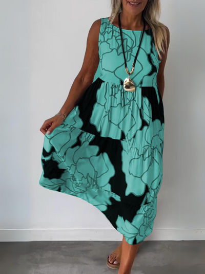 BloomStyle Versatile Chic Printed Dress