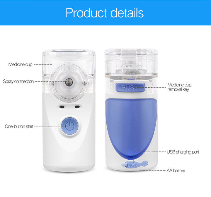Wireless Mesh Portable Nebulizer