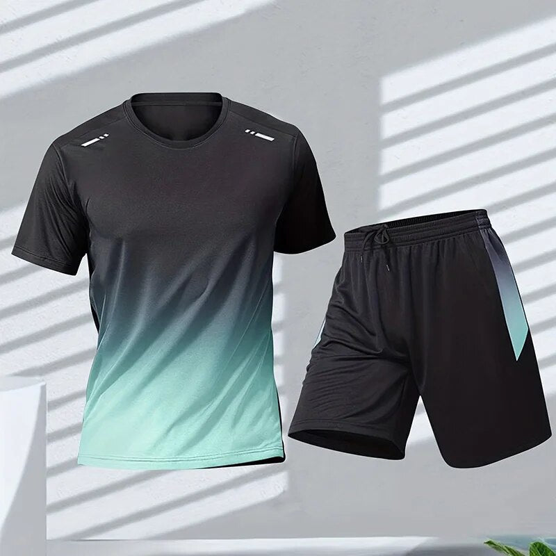 Breathable Men's Active Sportswear Set