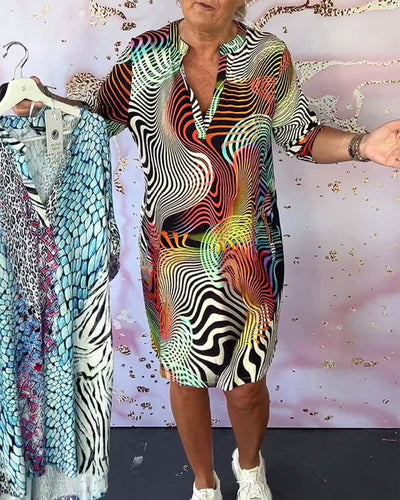 Casual BreezyCharm V-Neck Summer Dress