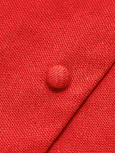 Button-Front Mini Dress Women