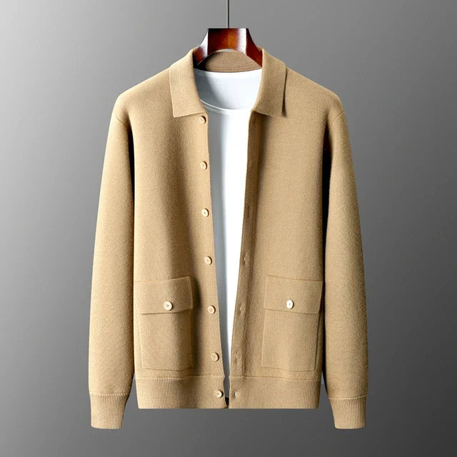 Cozy Knit Button-Up Cardigan
