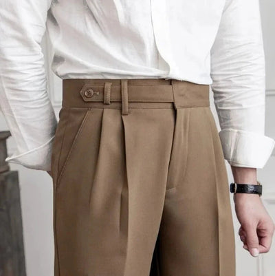 Premium Italian Cotton Blend Trousers