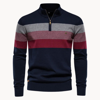Classic Knit Quarter-Zip Sweater