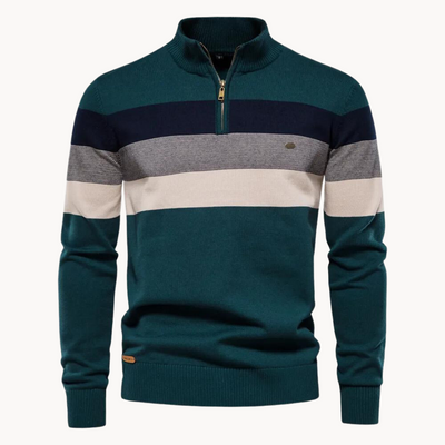 Classic Knit Quarter-Zip Sweater