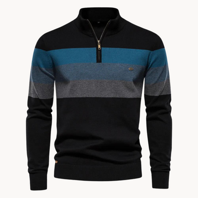 Classic Knit Quarter-Zip Sweater