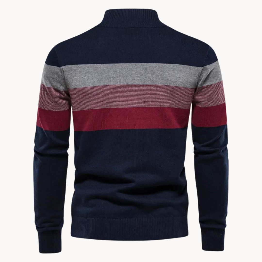 Classic Knit Quarter-Zip Sweater