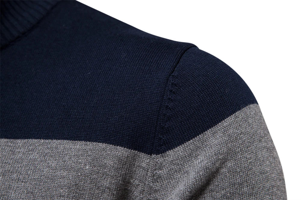 Classic Knit Quarter-Zip Sweater