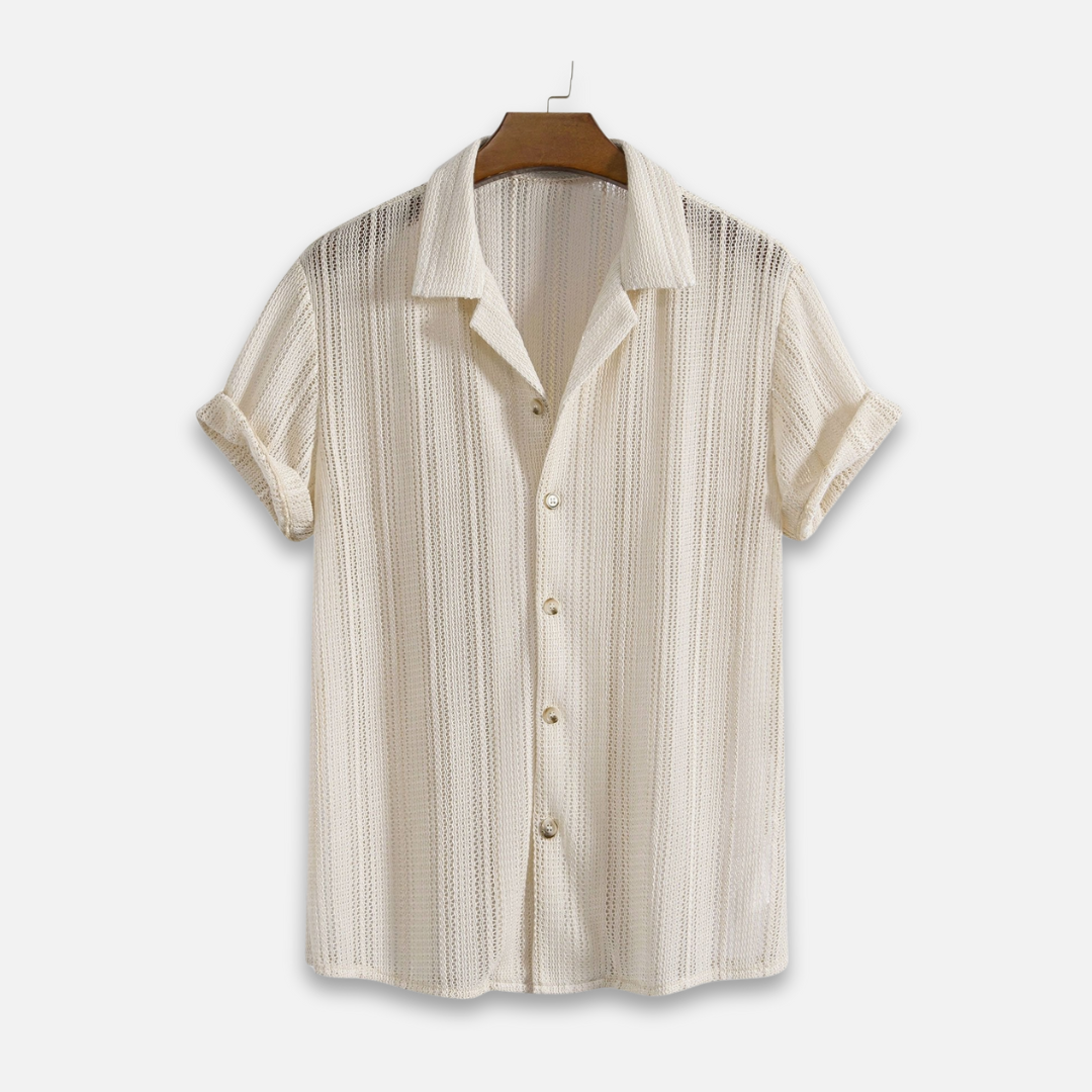 Casual Lightweight Striped Summer Shirt