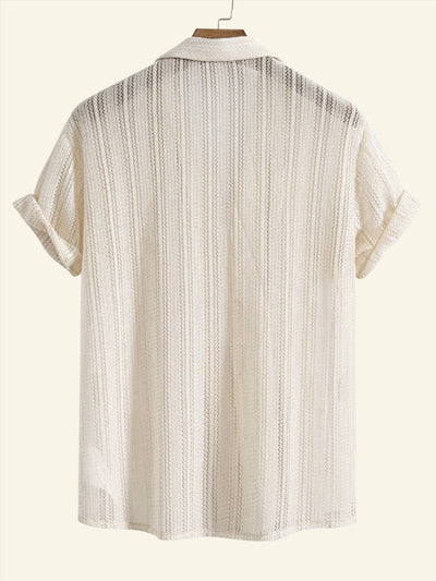 Casual Lightweight Striped Summer Shirt