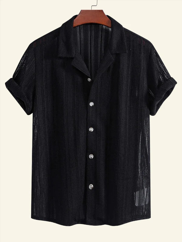 Casual Lightweight Striped Summer Shirt