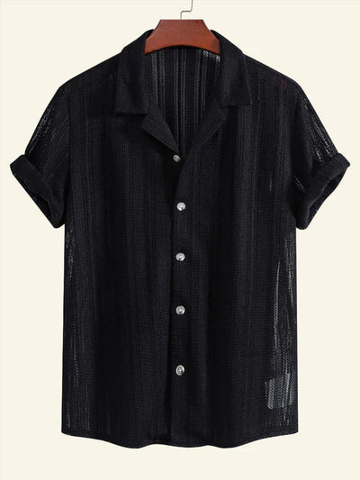 Casual Lightweight Striped Summer Shirt