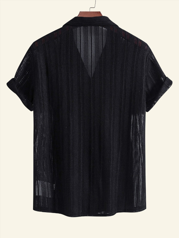 Casual Lightweight Striped Summer Shirt