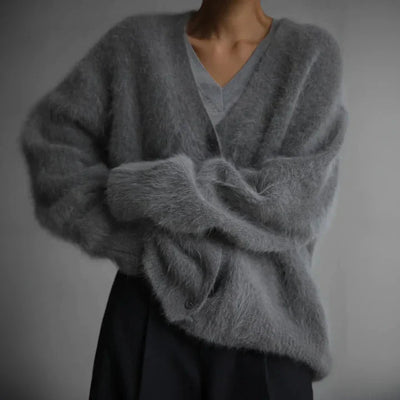 Cozy Knit Button-Up Cardigan