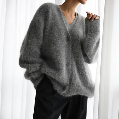Cozy Knit Button-Up Cardigan