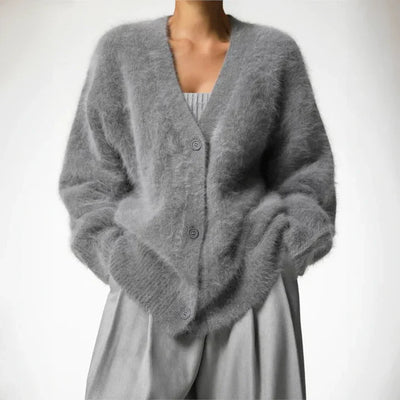 Cozy Knit Button-Up Cardigan