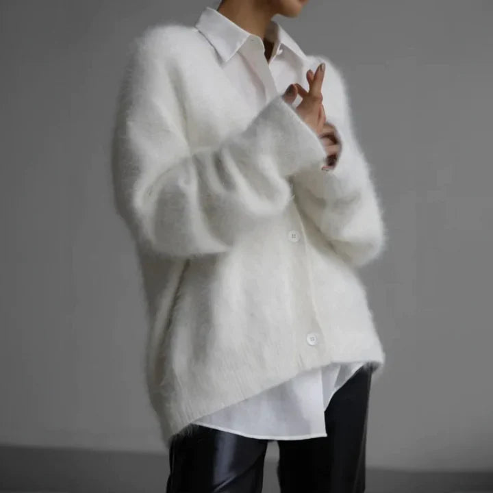 Cozy Knit Button-Up Cardigan