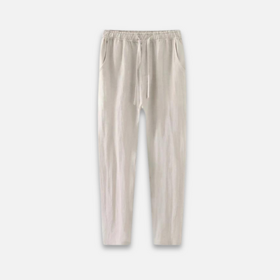 Casual Relaxed Fit Linen Pants