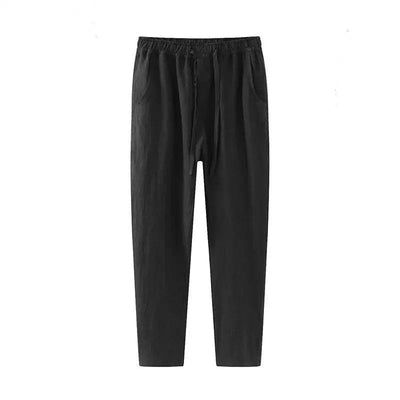 Casual Relaxed Fit Linen Pants