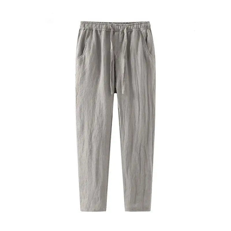 Casual Relaxed Fit Linen Pants