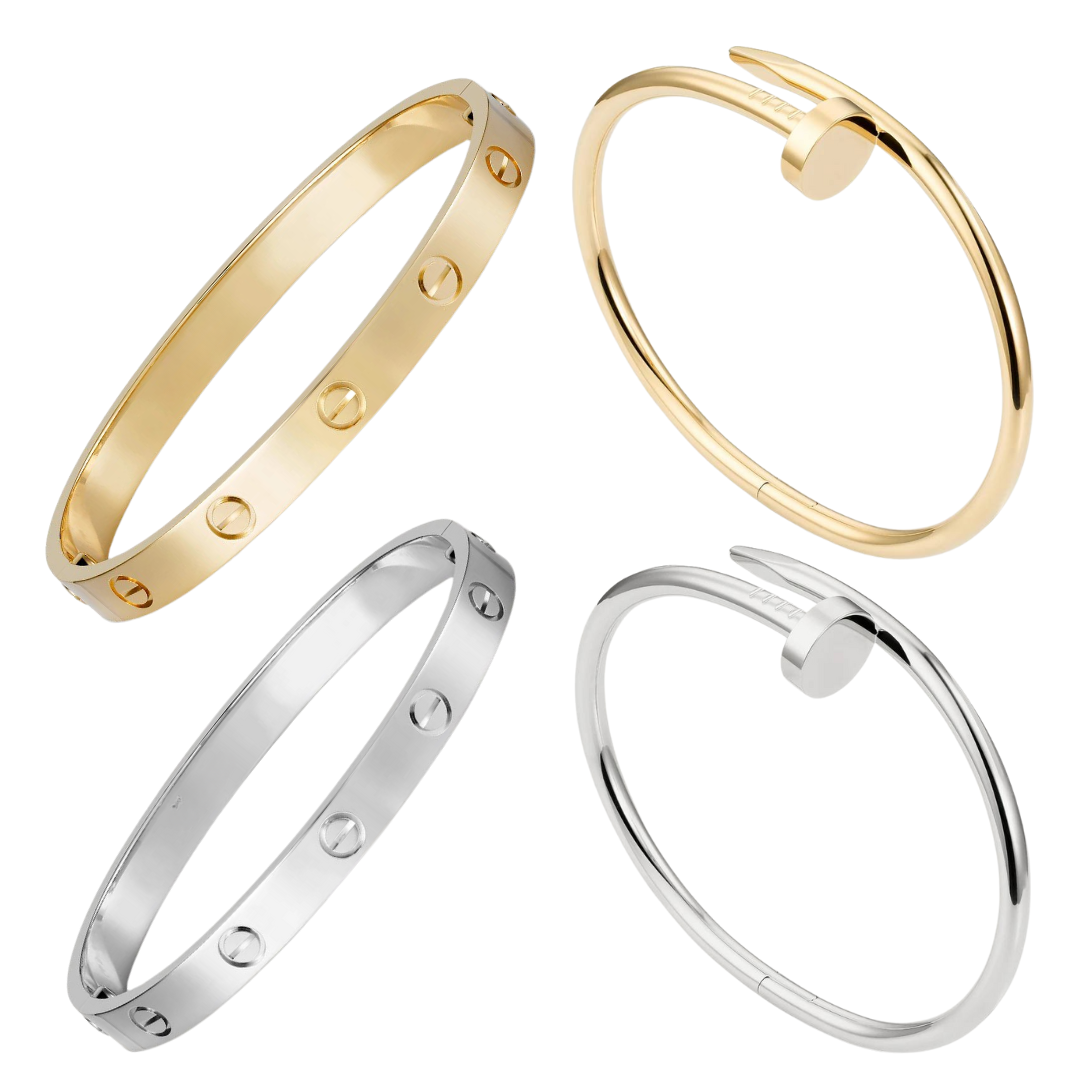 Men’s Nail & Love Bracelet Set