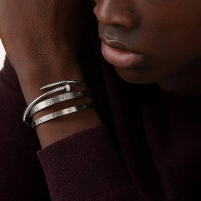 Men’s Nail & Love Bracelet Set