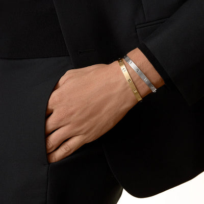Men’s Nail & Love Bracelet Set