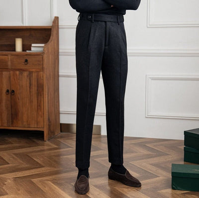 Classic Slim Fit Black Pants