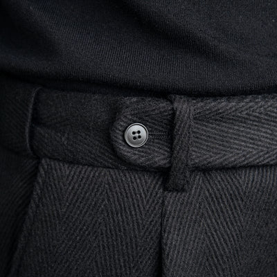 Classic Slim Fit Black Pants