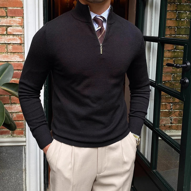 Modern Lightweight Half-Zip Pullover