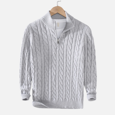 Stylish Casual Half-Zip Pullover