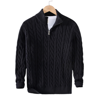 Stylish Casual Half-Zip Pullover
