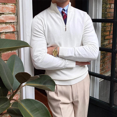 Modern Lightweight Half-Zip Pullover