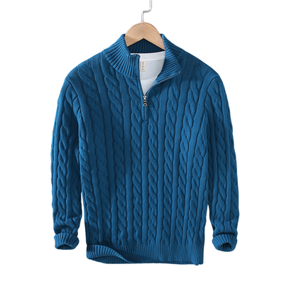 Stylish Casual Half-Zip Pullover