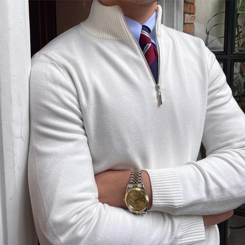 Modern Lightweight Half-Zip Pullover