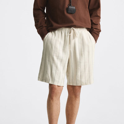 Casual Summer Linen Blend Shorts