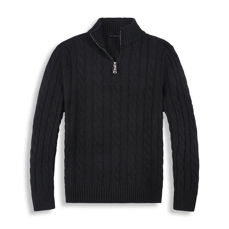 Old Money Style Half-Zip Sweater