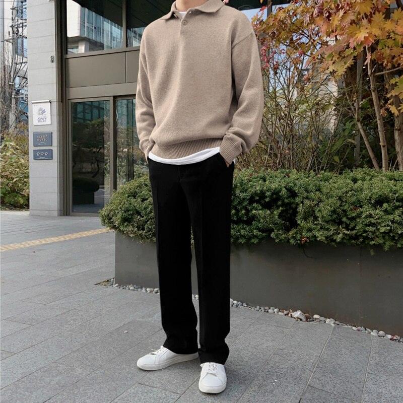 Classic Wool Long Sleeve Polo