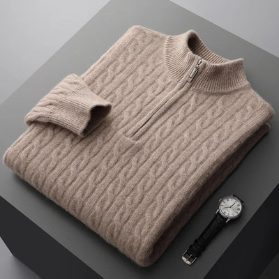 Classic Warm Knit Pullover Sweater