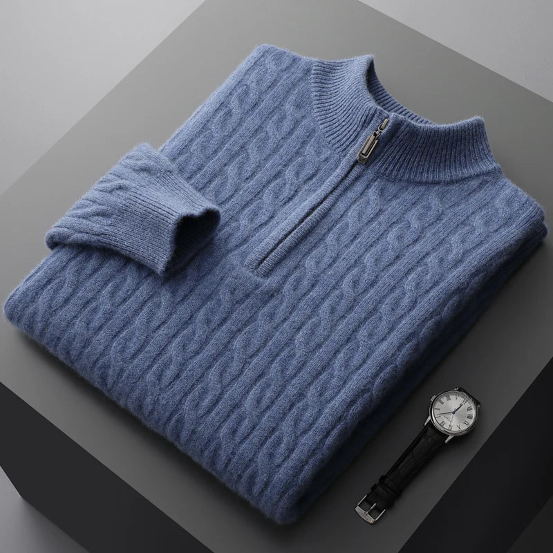 Classic Warm Knit Pullover Sweater