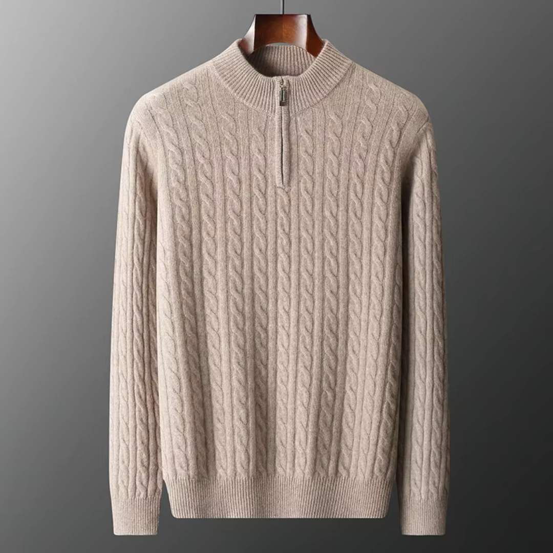 Classic Warm Knit Pullover Sweater