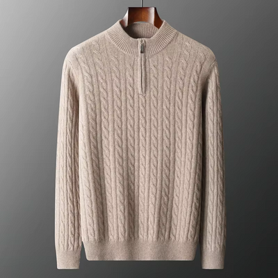 Classic Warm Knit Pullover Sweater