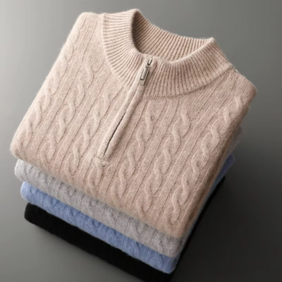 Classic Warm Knit Pullover Sweater