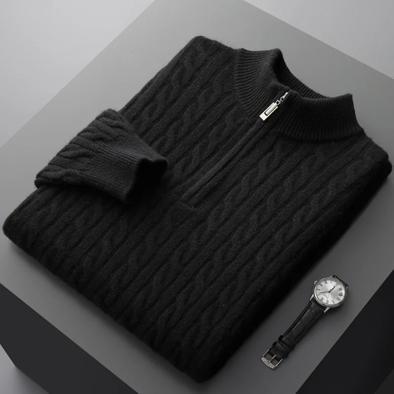 Classic Warm Knit Pullover Sweater
